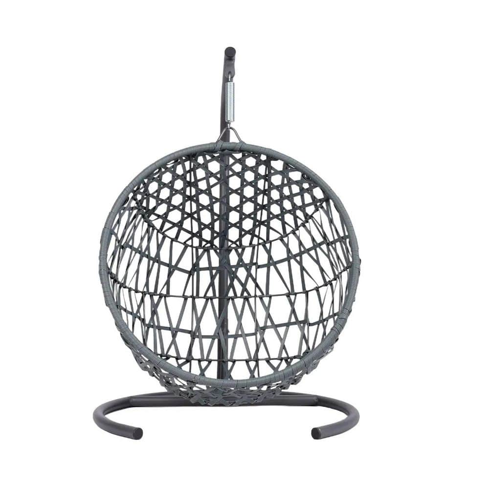 Cat Swing Bed with Stand & Cushion, Cat Egg Chair with Rattan Wicker Appearance, Indoor Hanging Swinging Cat Bed price history on PriceWatchPro