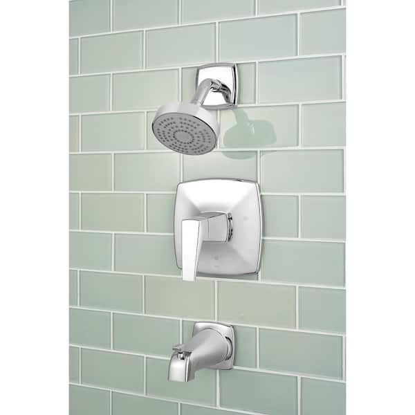 Arkitek 1-Handle Wall Mount Valve Trim Kit Polished Chrome (Valve Not Included)