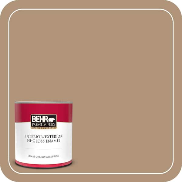 BEHR PREMIUM PLUS 1 qt. Home Decorators Collection #HDC-NT-22 Nomadic Hi-Gloss Enamel Interior/Exterior Paint & Primer