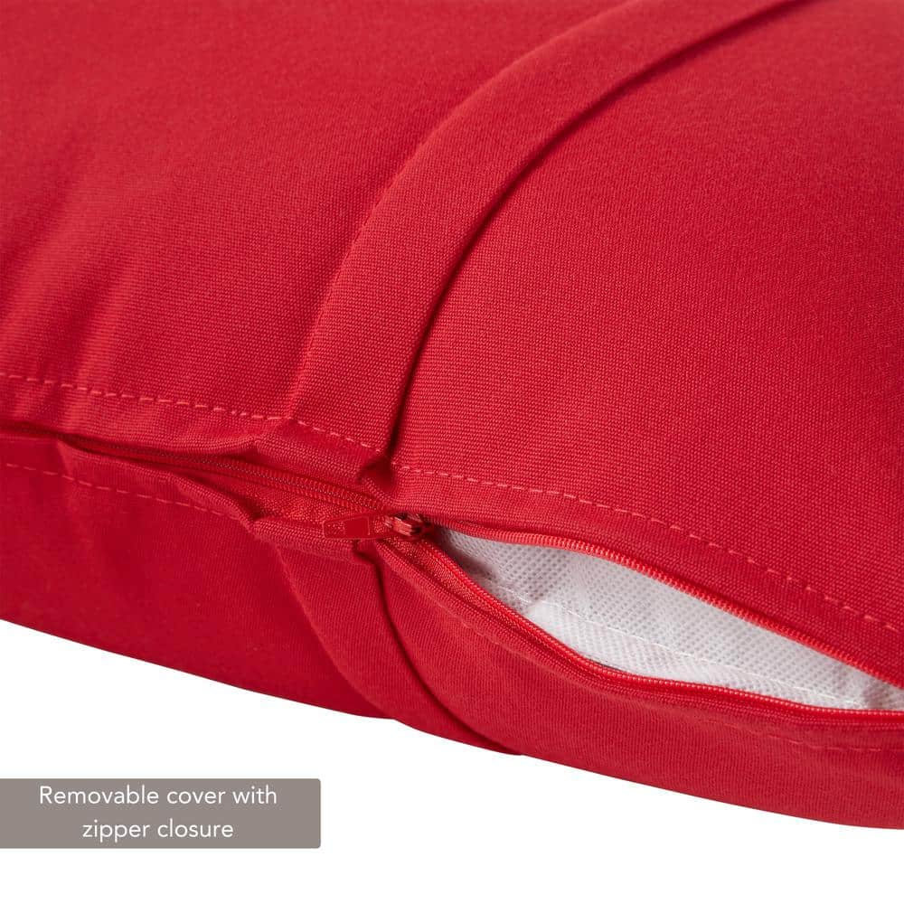 Jockey Red Sunbrella Outdoor Rectangle Throw Pillow Set