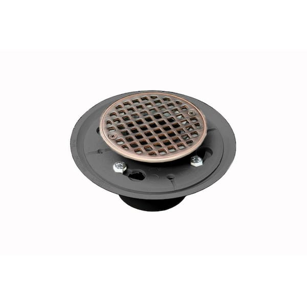 1-1/2 in. IPS Shower Stall Drain with 4-1/4 in. O.D. Stainless Steel  Strainer