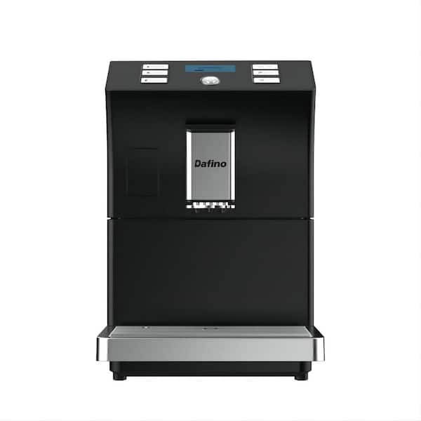 Dafino 2- Cup Fully Automatic Black Stainless Steel Espresso Machine