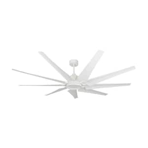 Liberator WiFi 72 in. Indoor/Outdoor Pure White Smart Ceiling Fan with Remote Control