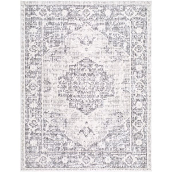 ELLE Decor Odeon EDOD-2305 2 ft. x 2 ft. Medium Gray Machine Woven Rug