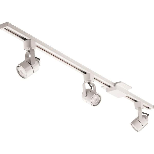 Lithonia Lighting 44.5 in. 3-Light White Integrated LED Meshback Track Lighting Kit