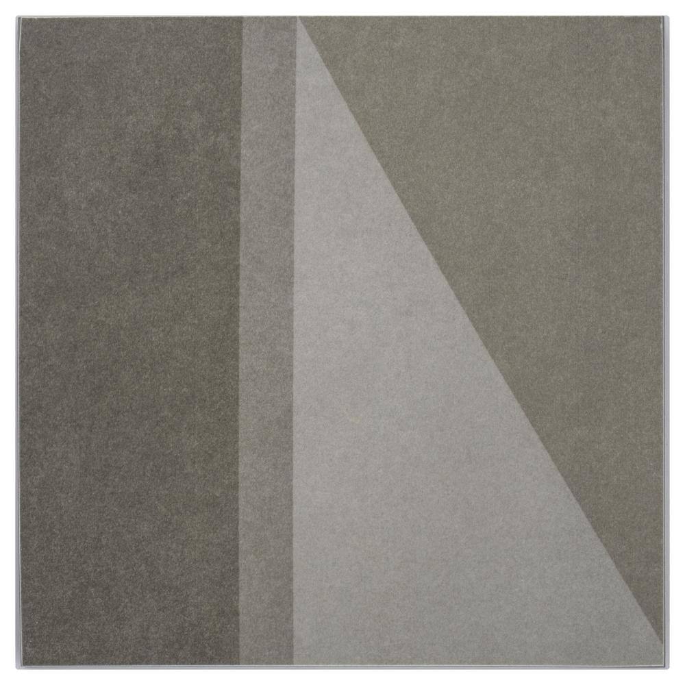 Gray Geometric Matte Porcelain 8x8 Wall Tile