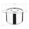 MasterPRO 5CX 8 qt. Stainless Steel 5-Ply Copper Core Stock Pot with Lid  MPUS10184STSMS - The Home Depot