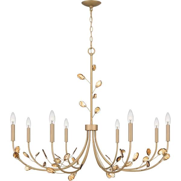 Quoizel Heiress 8-Light Bronze Gold Chandelier