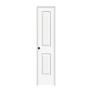 18 in. x 80 in. Santa Fe White Painted Right-Hand Smooth Molded Composite Single Prehung Interior Door