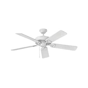 Windward 52 in. Indoor Appliance White Ceiling Fan Pull Chain