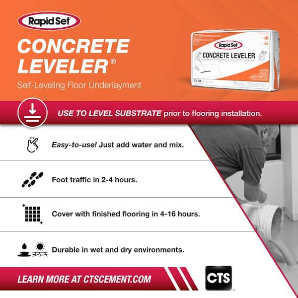 50 lb. Concrete Leveler Self-Leveling Underlayment