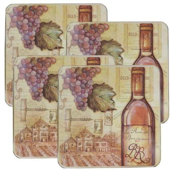 Range Kleen Square Tuscany Wine Burner Kover (4-Pack)