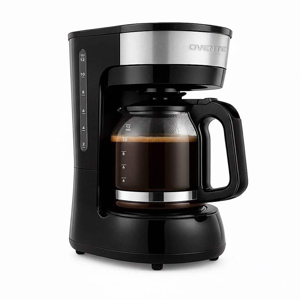 12-Cup Drip Coffee Maker, with Reusable Filter and Borosilicate Glass Carafe, Black CM412B price history on PriceWatchPro
