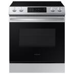 30 in. 5 Element Slide-In Electric Range in Stainless Steel with Convection Cooking