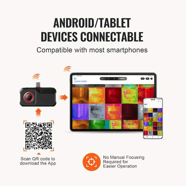 SKYSHALO Thermal Imaging Camera for Android, 256 x 192 IR SKYSHALO Thermal Imaging Camera for Android, 256 x 192 IR