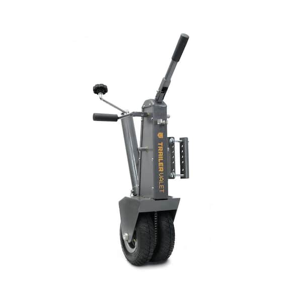 Trailer Valet Tongue Jack Dolly with Crank Assist, 500 lb. Tongue / 5,000 lb. Trailer Rated