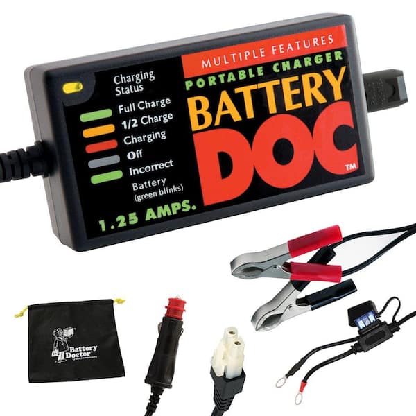 Battery Doctor 12-Volt 1.25-Amp Automotive Sport Battery Charger Maintainer