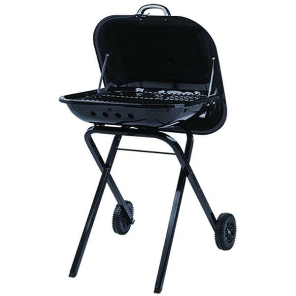 Americana Traveler Charcoal Grill in black