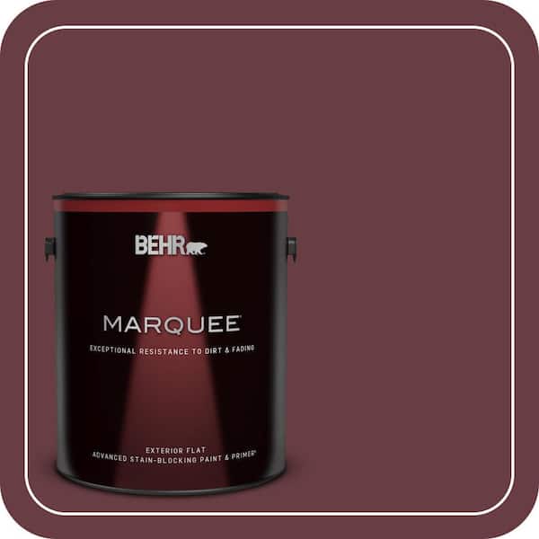 BEHR MARQUEE 1 gal. #T14-11 Imperial Jewel Flat Exterior Paint & Primer
