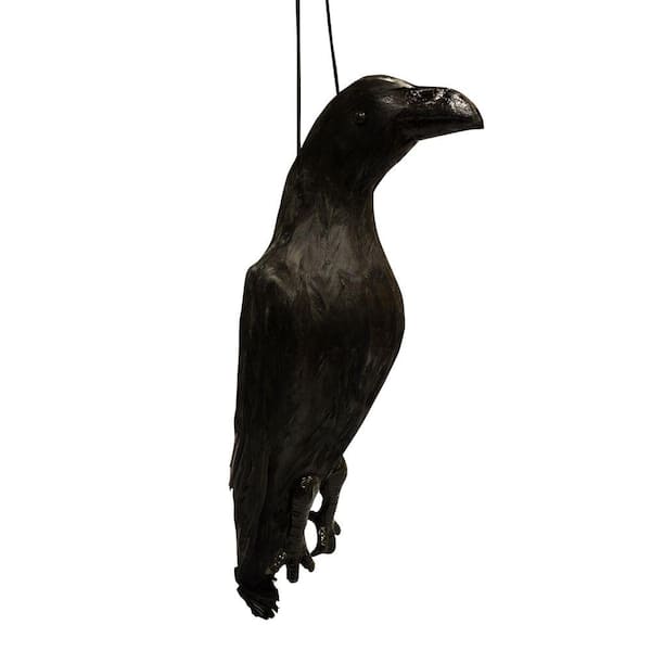Aspectek VisualScare Feather Crow Real Feather Scarecrow Bird Repellent