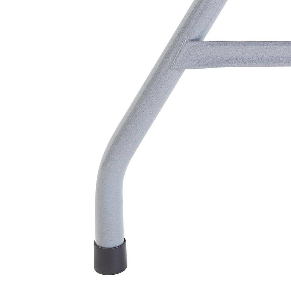 96" Light Speckled Gray Plastic Folding Banquet Table