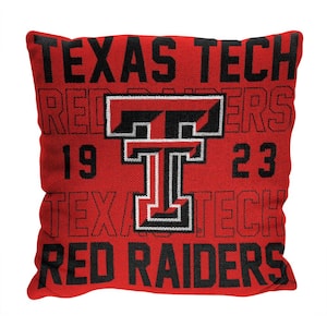 NCAA Texas Tech Stacked Multi-Colored  20" Throw Pillow
