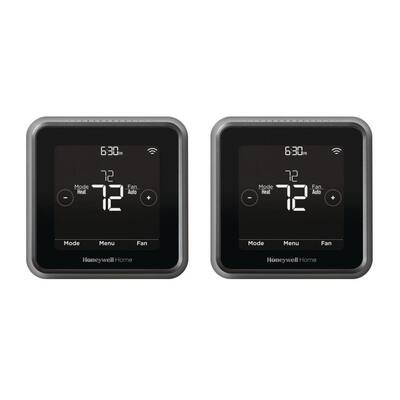 T5+ WiFi 7-Day Programmable Smart Thermostat with Touchscreen Display (2-Pack)