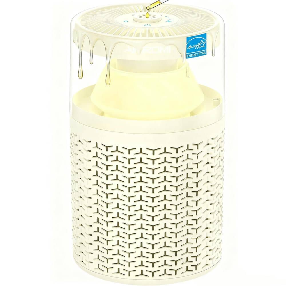 Pet Home Air Purifiers for 658 Sq Ft; Activated Carbon, Aromatherapy, Night Light, Quiet 360° Intake (Yellow) price history on PriceWatchPro