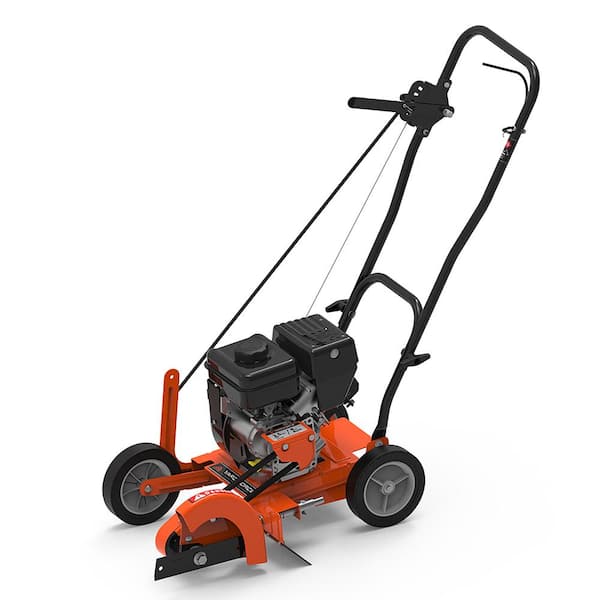 YARD FORCE YF7302 9 in. 79 cc Gas Powered 4-Stroke Walk Behind Landscape Edger with Extra Blade Included - 2