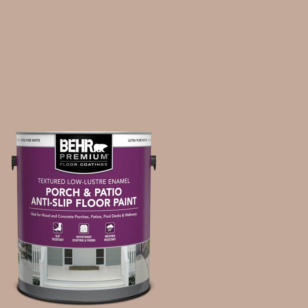 1 gal. #760B-4 Adobe Straw Textured Low-Lustre Enamel Interior/Exterior Por