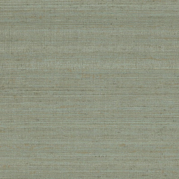York Wallcoverings White Linen Milano Silk Solid Color Vinyl Non-pasted Wallpaper Roll