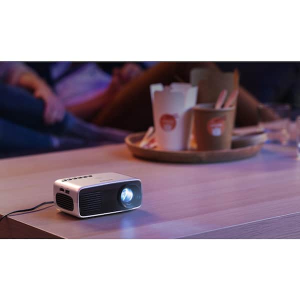Mini Beamer Projektor Philips NeoPix Easy 2 HD LED bis zu 65" 165cm HDMI USB