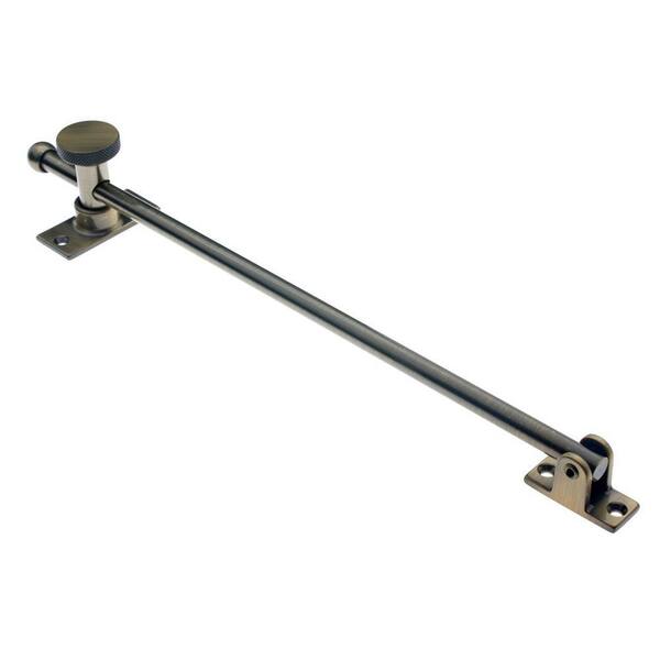 12 in. Antique Brass Solid Brass Single-arm casement Window Operator