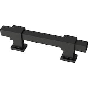 Square Bar Adjusta-Pull Adjustable 1-3/8 to 4 in. (35-102 mm) Matte Black Cabinet Drawer Pull (5-Pack)