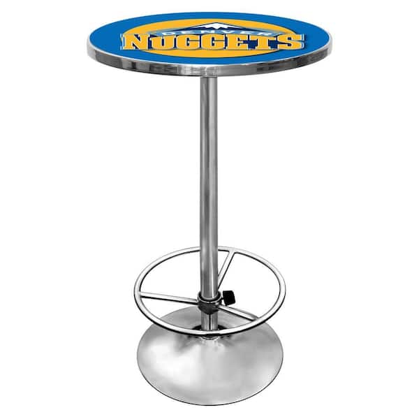 Trademark NBA Denver Nuggets Chrome Pub/Bar Table