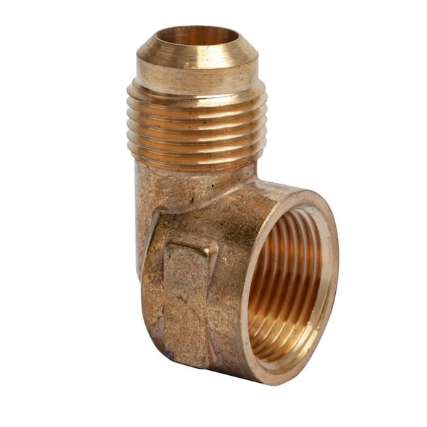 Proline Series 1/4-in x 1/4-in Compression Female Elbow Fitting in the  Brass Fittings department at