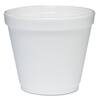 Dart Solo Extra Squat Container, White, 8 oz - 1000 count