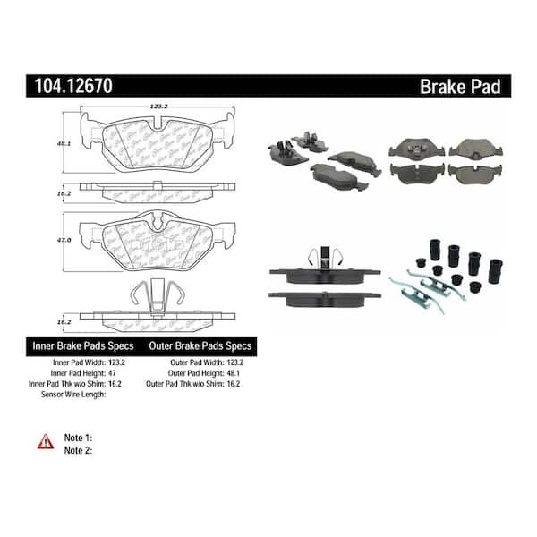 Centric Parts Disc Brake Pad Set