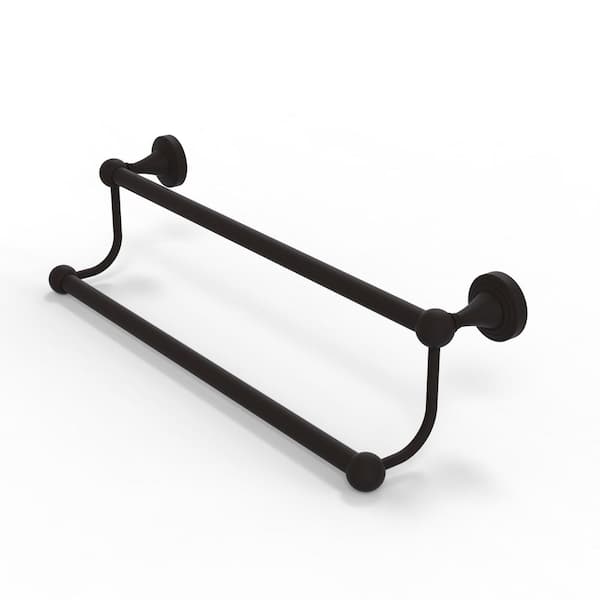 Allied Brass Sag Harbor Collection 30 in. Wall Mounted Double Towel Bar in Oil Rubbed Bronze