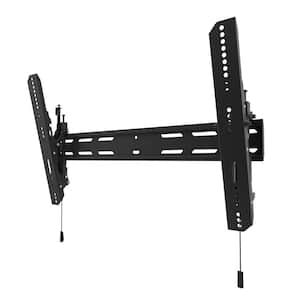 Low Profile, 12-Degree Tilting TV Wall Mount with Quick Release Cords for 32 in. - 90 in. TVs