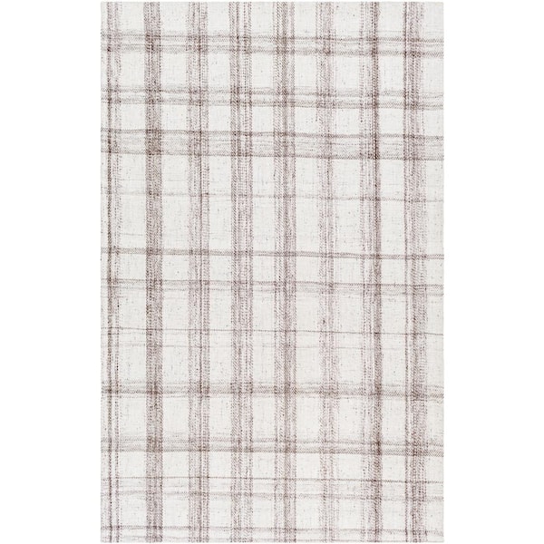 Livabliss Becki Owens Sammy Silver Plaid 6 ft. x 9 ft. Indoor Area Rug
