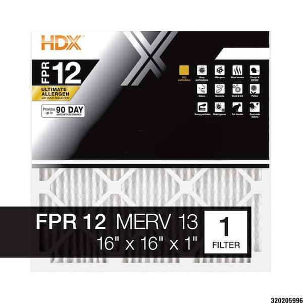 16 in. x 16 in. x 1 in. Ultimate Allergen Pleated Air Filter FPR 12, MERV 13