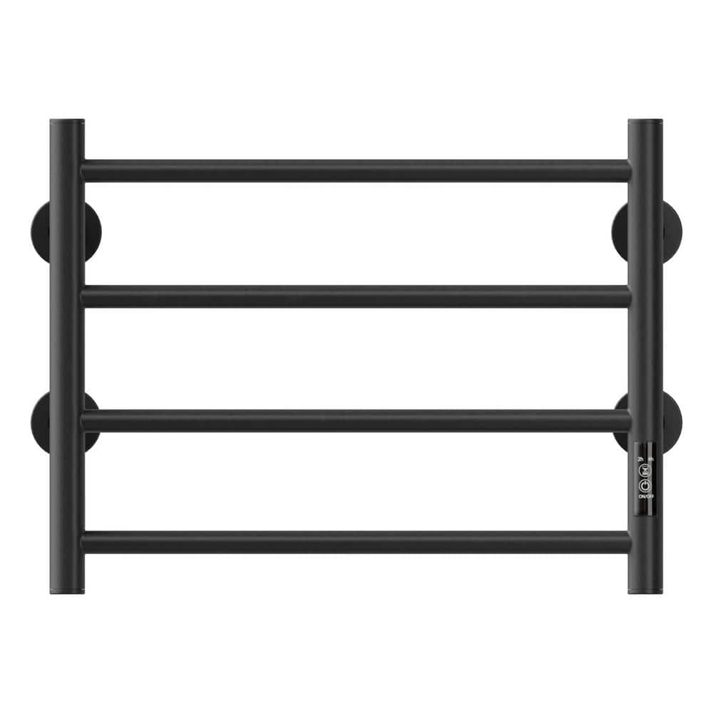 4-Towel Electric Heated Holders Stainless Steel Wall Mounted Towel Warmer f