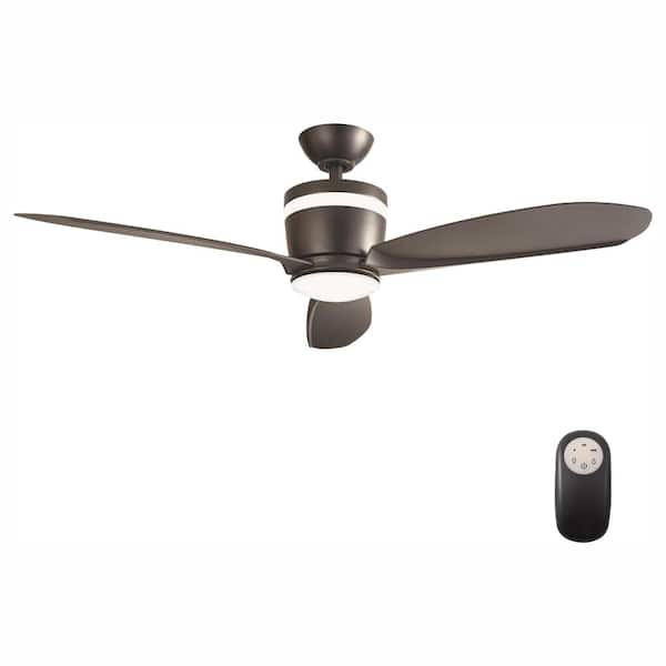 Federigo 48 in. LED Matte Black Ceiling Fan
