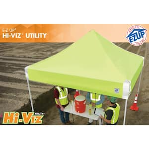 Hi-Viz Series 10 ft. x 10 ft. Bright Orange Instant Canopy Pop Up Tent