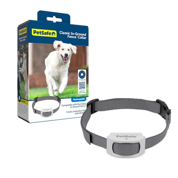 PetSafe Classic In-Ground Fence Receiver Collar - Rechargeable - 7 Levels of Static Correction -For Pets 5 lb. and Up