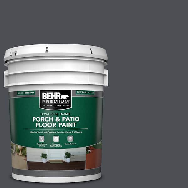 BEHR PREMIUM 5 gal. #750F-6 Sled Low-Lustre Enamel Interior/Exterior Porch and Patio Floor Paint