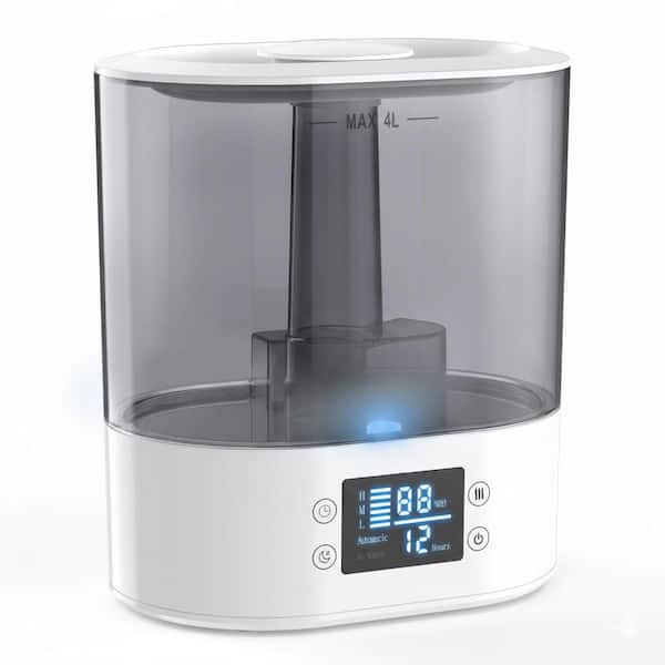 1.06 Gallon Cool Mist Humidifier for 400 sq. ft. Bedroom Office with Auto Shut-Off, Lasts Up to 40 Hours