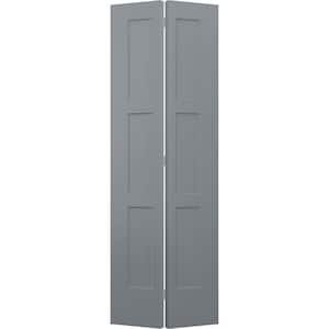 30 in. x 96 in. Birkdale Stone Stain Smooth Hollow Core Molded Composite Interior Closet Bi-fold Door