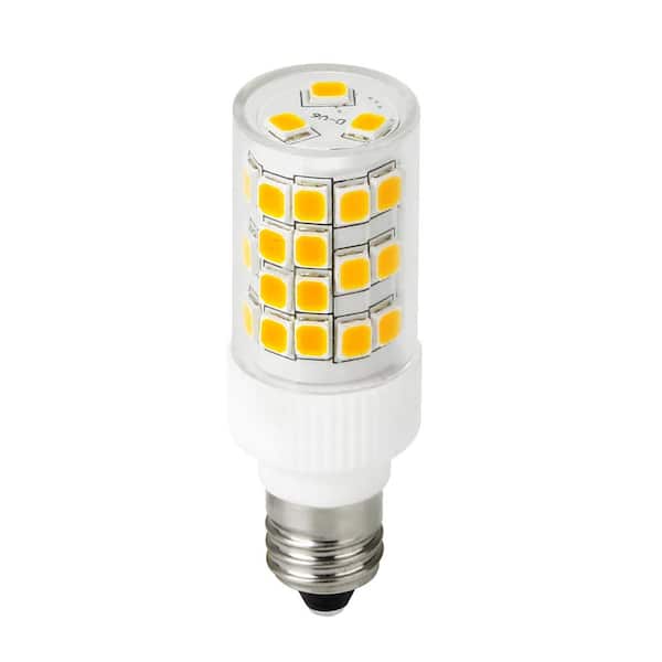35-Watt Equivalent Warm White (3000K) Specialty LED T4 E11 Base Dimmable Light Bulb (4-Pack)